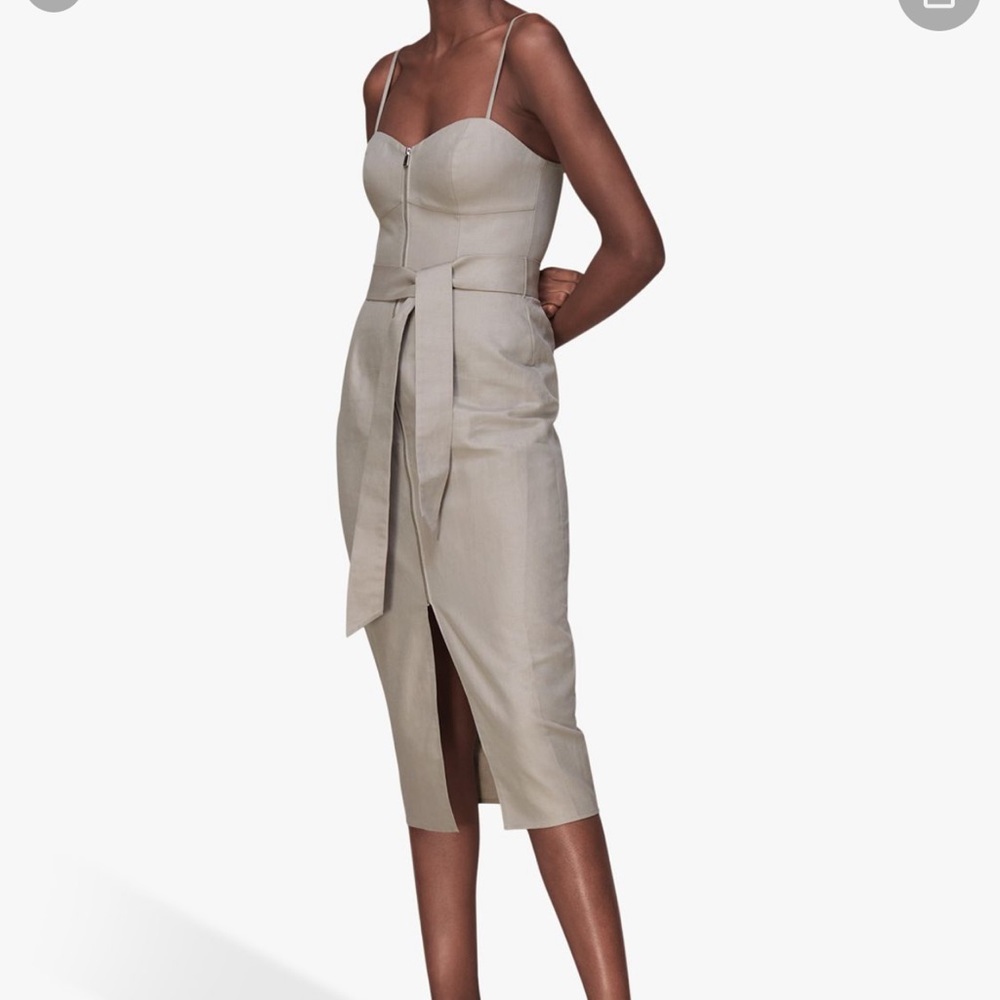 Whistles zip front dress belt uk6/us2